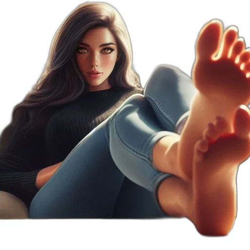 shoes, face, photorealistic, concept art transparent PNG cut-out