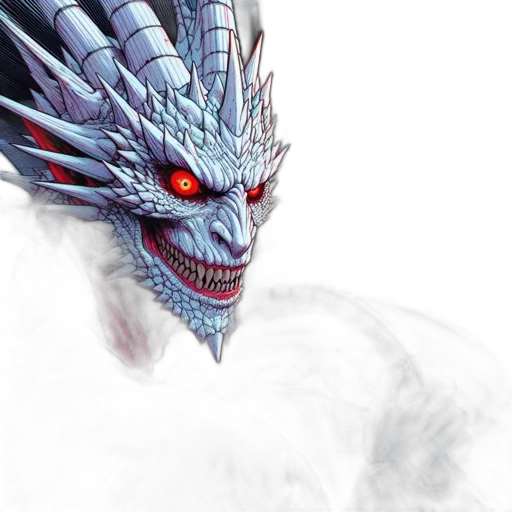 dragon, mask, creature, face transparent PNG cut-out