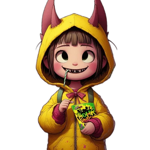 creature, staff, face, mask transparent PNG cut-out
