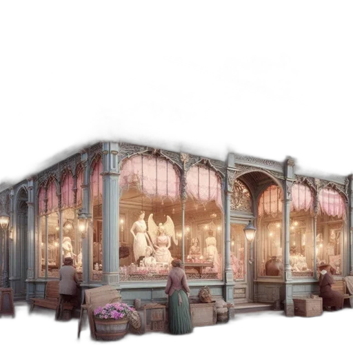 furniture, concept art, 3d render, photorealistic transparent PNG cut-out