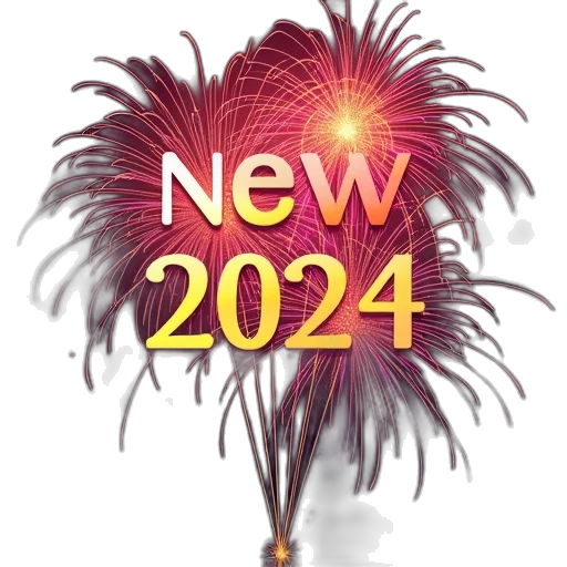 3d render, new, year, flyer transparent PNG cut-out
