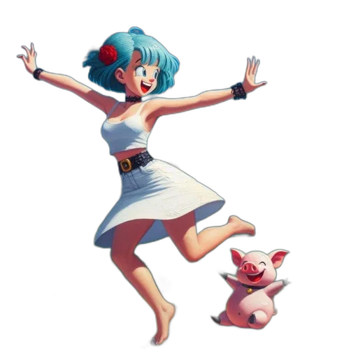 dress, robot, staff, concept art transparent PNG cut-out