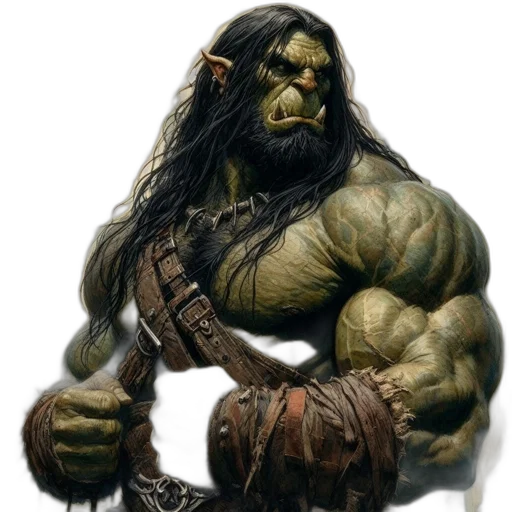 fantasy art, concept art, comic book art, photorealistic transparent PNG cut-out