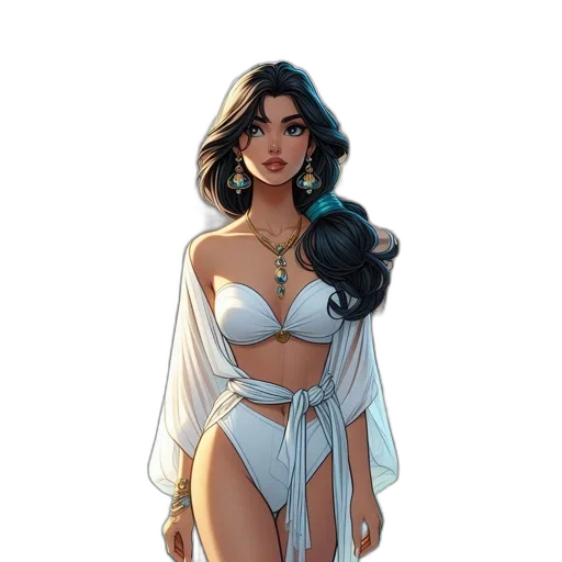 jewelry, comic book art, concept art, fantasy art transparent PNG cut-out