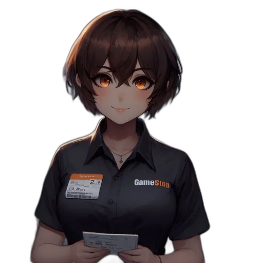 staff, robot, face, jacket transparent PNG cut-out