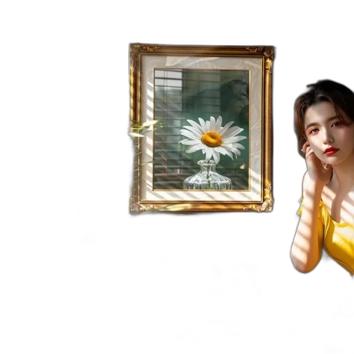 flower, face, furniture, jewelry transparent PNG cut-out