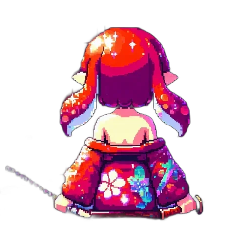 dress, weapon, staff, jacket transparent PNG cut-out