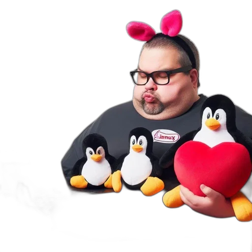 animal, man, wears, specs transparent PNG cut-out