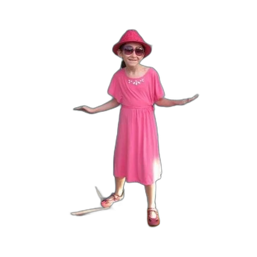 dress, hat, creature, shoes transparent PNG cut-out