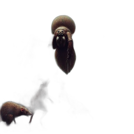 creature, animal, hat, hair transparent PNG cut-out