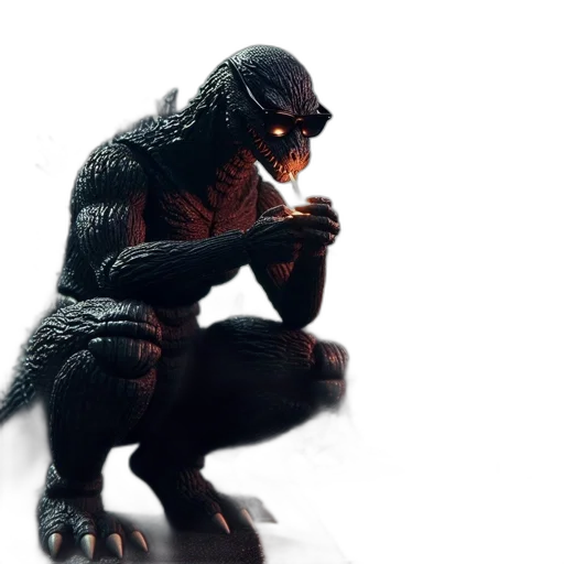creature, animal, concept art, 3d render transparent PNG cut-out
