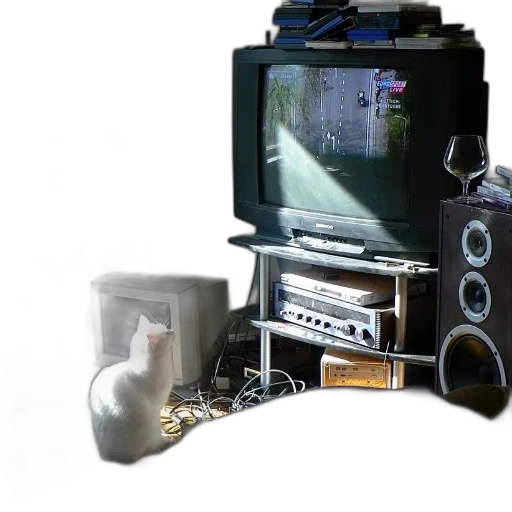 robot, furniture, 3d render, cyberpunk transparent PNG cut-out