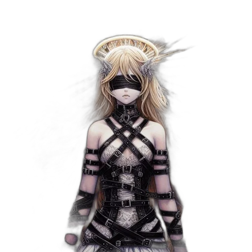mask, dress, sword, weapon transparent PNG cut-out