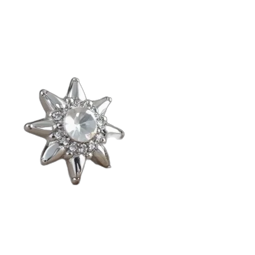 jewelry, crown, flower, 3d render transparent PNG cut-out