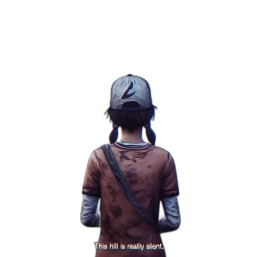 jacket, hat, staff, weapon transparent PNG cut-out