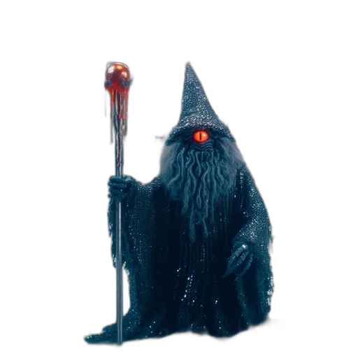 staff, creature, sword, mask transparent PNG cut-out