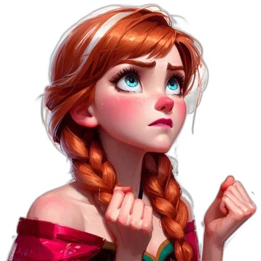 dress, face, jewelry, concept art transparent PNG cut-out