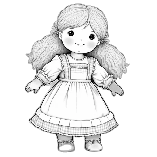 dress, face, robot, pencil sketch transparent PNG cut-out