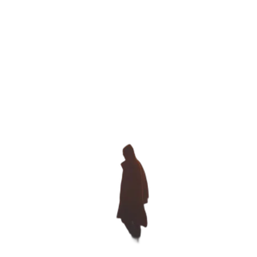 dress, staff, robot, creature transparent PNG cut-out