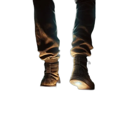 shoes, jacket, robot, weapon transparent PNG cut-out