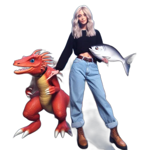 dragon, creature, animal, concept art transparent PNG cut-out