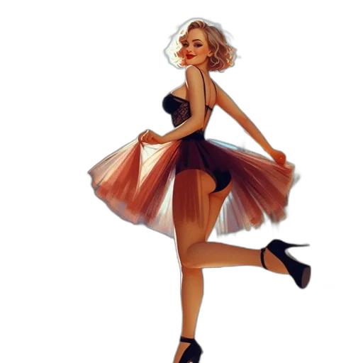 dress, concept art, pixel art, photorealistic transparent PNG cut-out