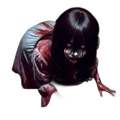 creature, face, mask, hair transparent PNG cut-out