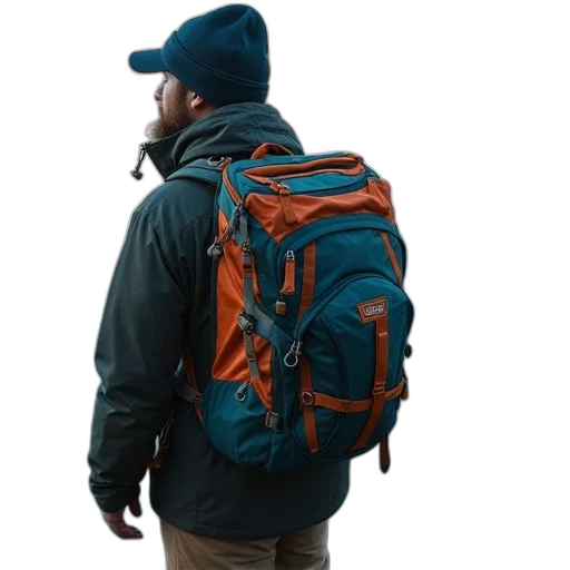 jacket, staff, 3d render, top transparent PNG cut-out