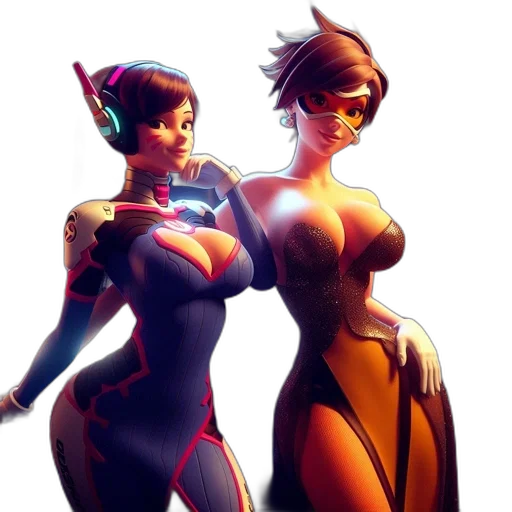 dress, concept art, comic book art, 3d render transparent PNG cut-out