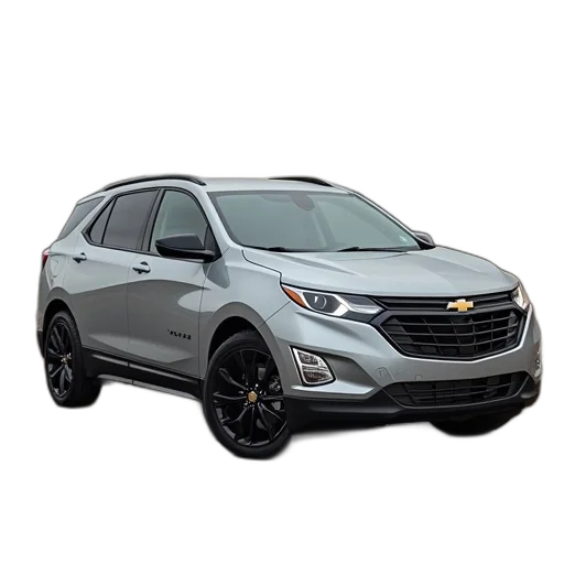 car, silver, chevy, equinox transparent PNG cut-out