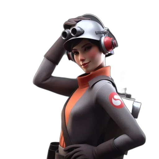 staff, robot, jacket, weapon transparent PNG cut-out
