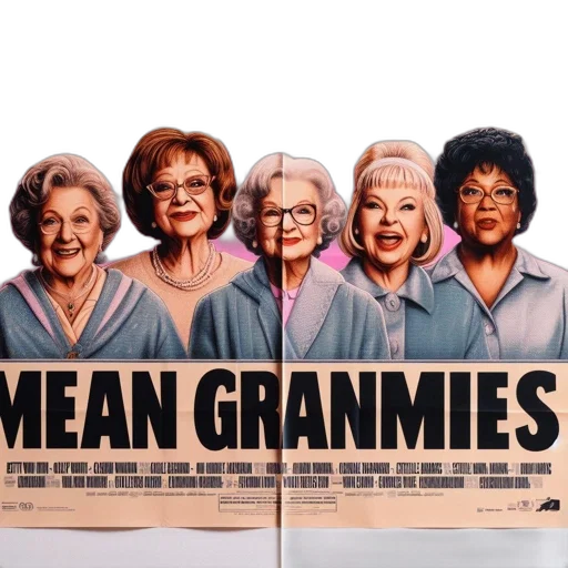 poster, mean, greenies, featuring transparent PNG cut-out