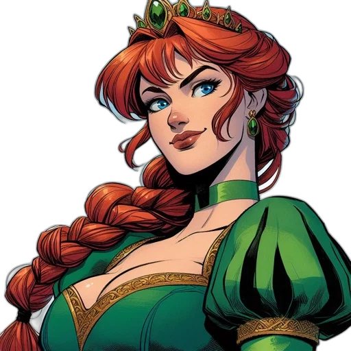 crown, comic book art, fantasy art, concept art transparent PNG cut-out