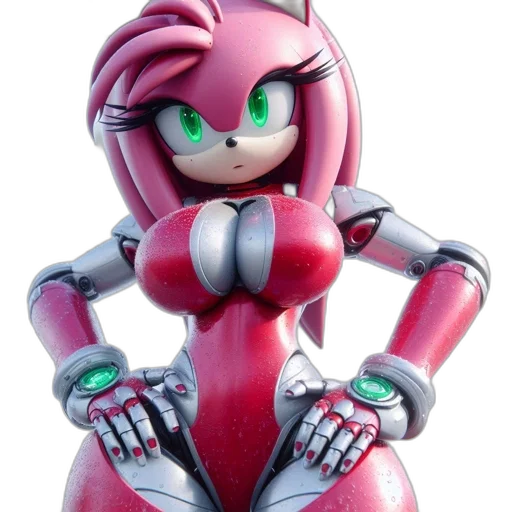 robot, 3d render, concept art, comic book art transparent PNG cut-out
