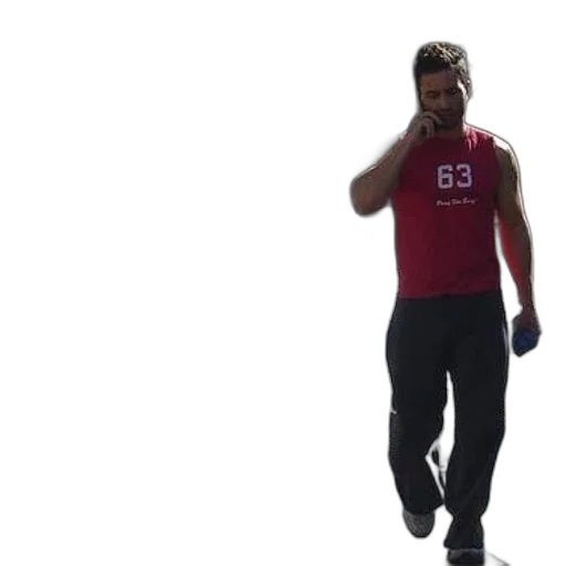 staff, man, red, shirt transparent PNG cut-out