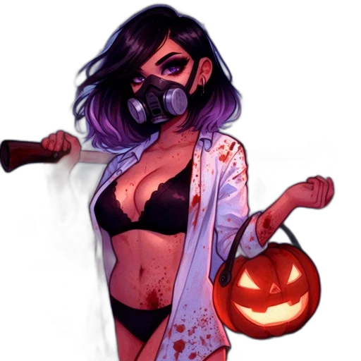 mask, comic book art, concept art, fantasy art transparent PNG cut-out