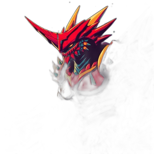 dragon, mask, face, creature transparent PNG cut-out
