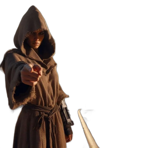 weapon, staff, sword, jacket transparent PNG cut-out