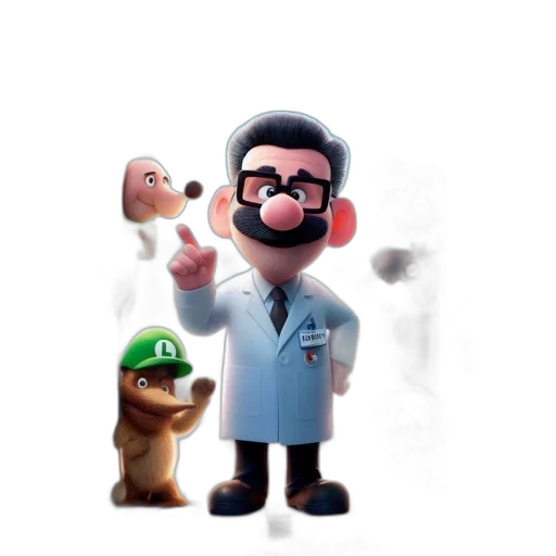 staff, animal, concept art, cartoon transparent PNG cut-out
