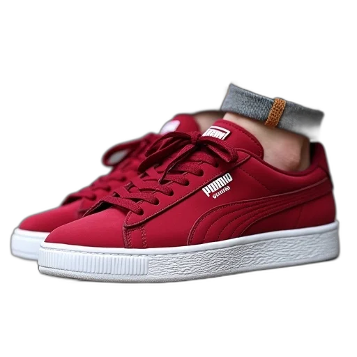 shoes, photorealistic, 3d render, vaporwave transparent PNG cut-out