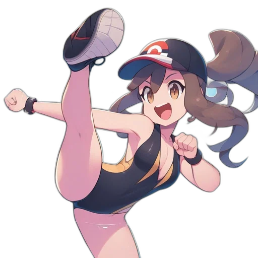 hat, staff, weapon, dress transparent PNG cut-out