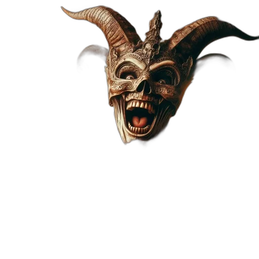 dragon, mask, creature, face transparent PNG cut-out