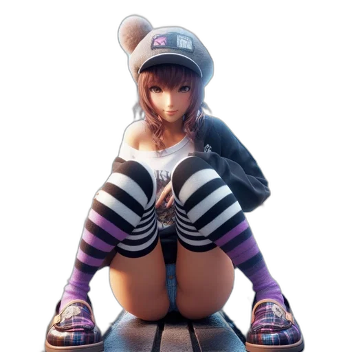 hat, jacket, robot, concept art transparent PNG cut-out