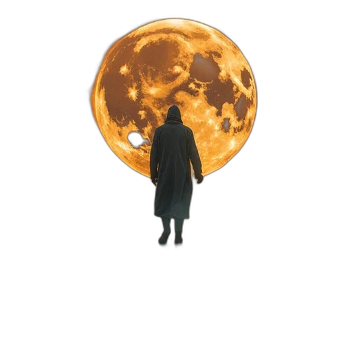 jacket, umbrella, mask, creature transparent PNG cut-out