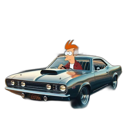 car, animal, concept art, 3d render transparent PNG cut-out