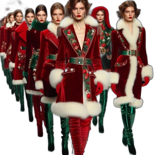 concept art, runway, show, featuring transparent PNG cut-out