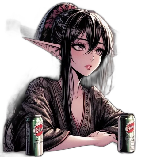 dragon, bottle, weapon, anime transparent PNG cut-out