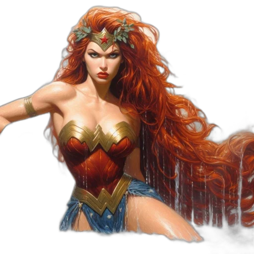 comic book art, fantasy art, concept art, photorealistic transparent PNG cut-out