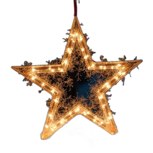 staff, image, christmas, star transparent PNG cut-out