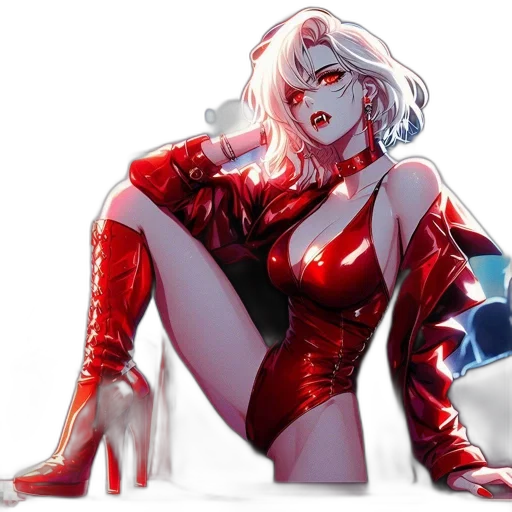 dress, comic book art, concept art, pixel art transparent PNG cut-out